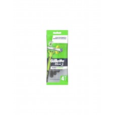 Набор из 4 одноразовых бритвенных станков с тремя лезвиями Gillette Blue 3 Simple Sensitive 4 Pack