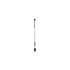 Двойная кисть для бровей из синтетического ворса с щеточкой N.1 Professional Brush 320