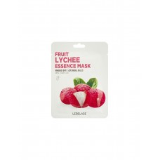 Антивозрастная тканевая маска для лица с экстрактом личи Lebelage Fruit Lychee Essence Mask