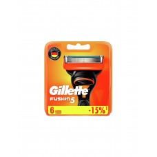 Набор из шести сменных кассет к бритве Gillette Fusion 5