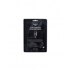 Угольная маска для очищения пор кожи склонной к жирности Nollam Lab Pore Purifying Charcoal Mask