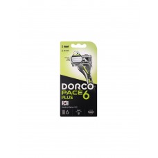 Станок для бритья c двумя сменными кассетами Dorco Pace 6 Plus