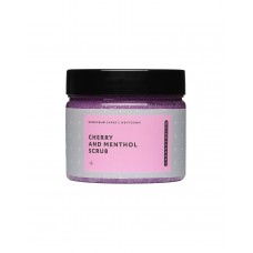 Охлаждающий скраб для тела с ароматом вишни Laboratorium Cherry and Menthol Scrub